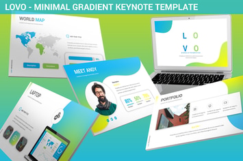 Lovo - Minimal Gradient Keynote Template