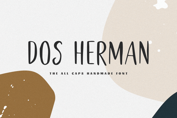 Dos Herman - The All Caps Handmade Font