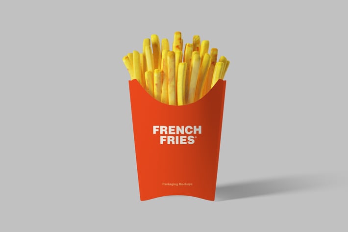 French Fries Packaging Mockups