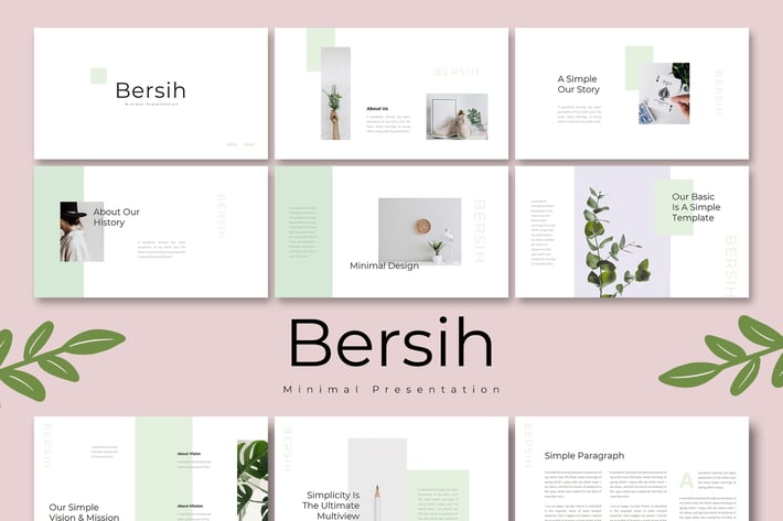 Bersih – Minimalist  Keynote Template