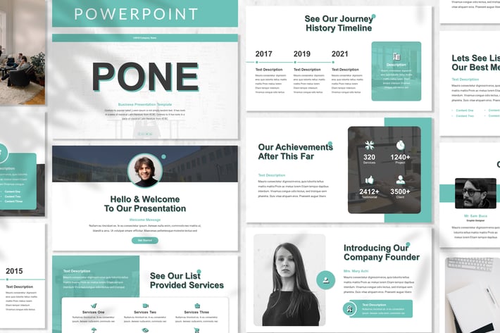 Pone - Business Powerpoint Template