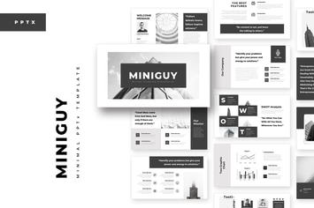 MiniGuy Minimal PowerPoint Template