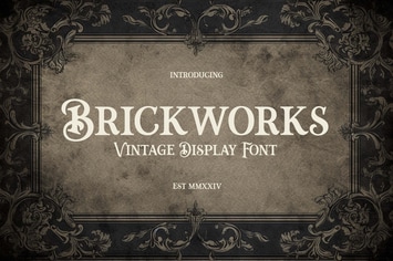 Brickworks Vintage Display Serif Font