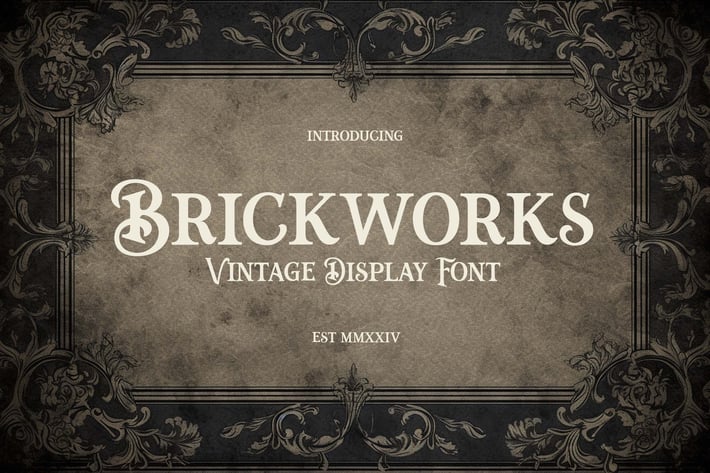 Brickworks Vintage Display Serif Font