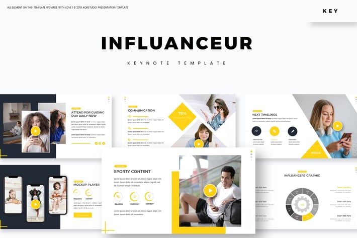 Influanceur - Keynote Template