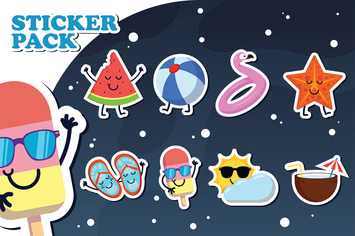 Summer Stickers