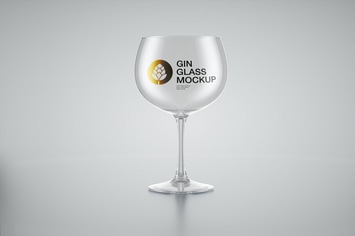 Gin Glass Mockup