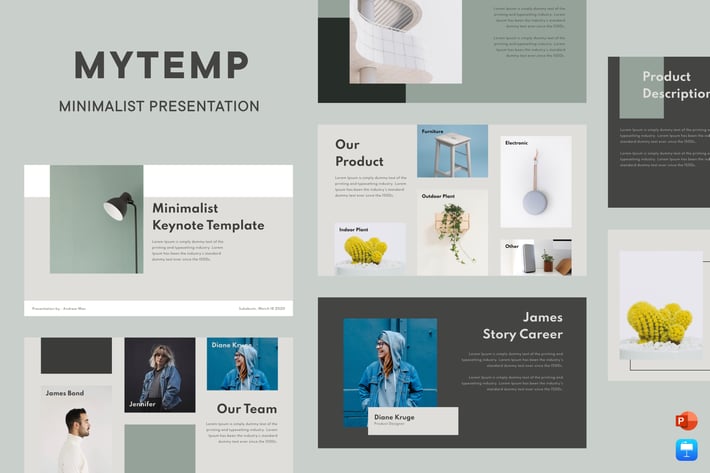 Mytemp - Minimalist Presentation