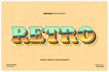 Retro Stamp Text & Logo Effect