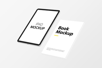 Book & iPad Mockup