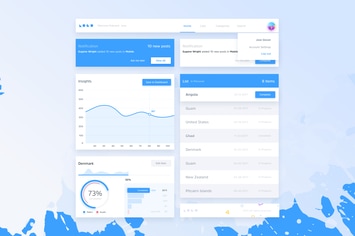 Blue Splash - Dashboard Ui Kit