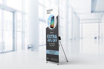 X-Stand Banner Mockups