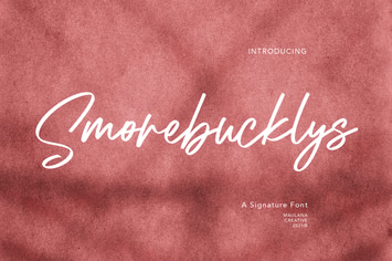Smorebucklys Signature Font