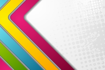 Colorful abstract stripes on grunge background