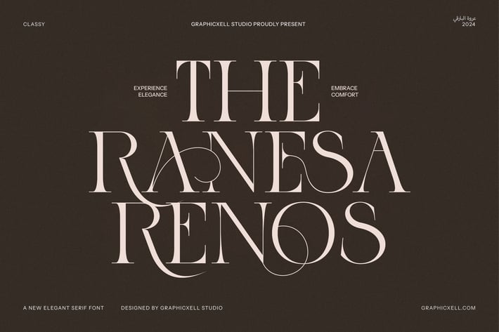 Ranesa Renos - Elegant Serif Font