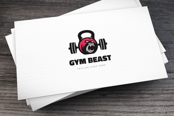 Gym Beast Logo Template