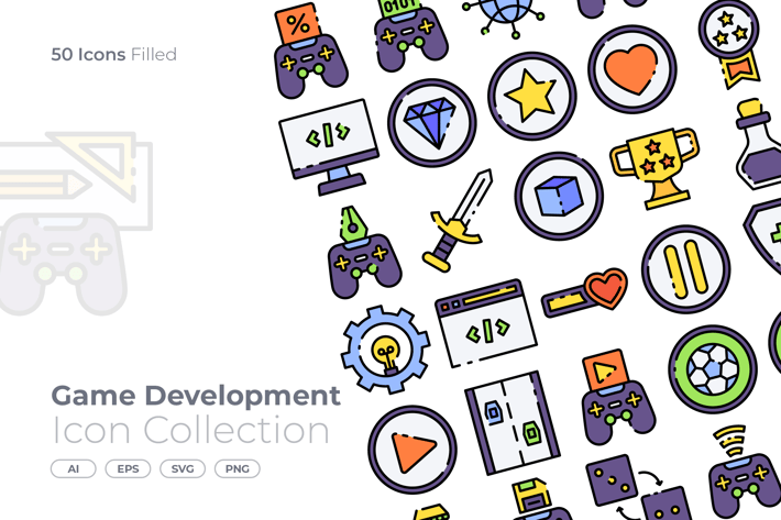 Game Development Filled Icon