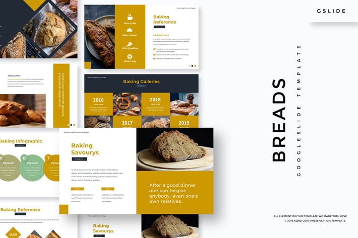 Breads - Google Slides Template