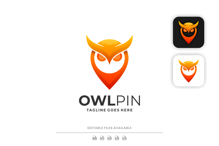 Owl Gradient Logo