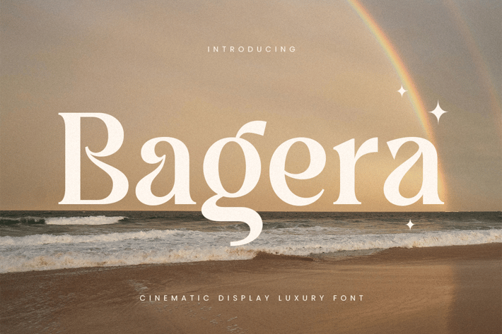Bagera - Cinematic Display Luxury Font