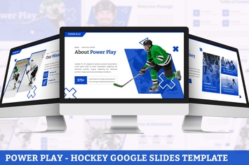 Power Play - Hockey Google Slides Template