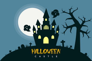 Halloween Castle - Illustration Background