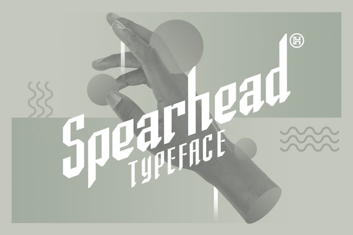 Spearhead Typeface|Sport Italic Font