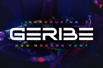 Geribe Font
