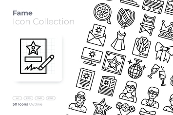 Fame Outline Icon