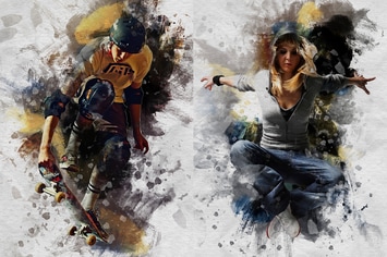 Smudge Art Photoshop Action