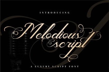 Melodious - Luxury Script Font