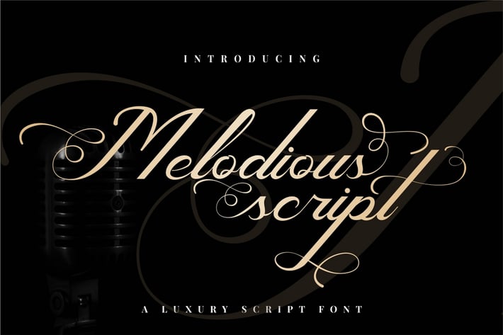 Melodious - Luxury Script Font