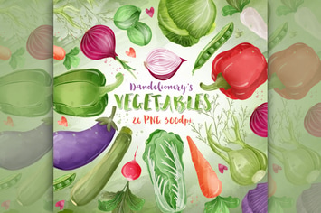 Vegetable cliparts