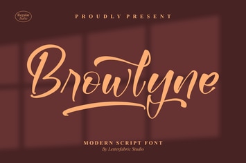 Browlyne Modern Script Font