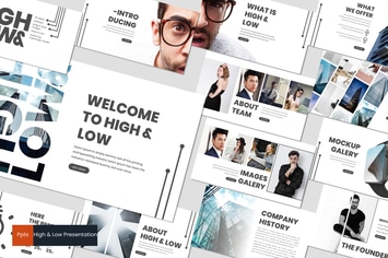 High & Low - Powerpoint Template