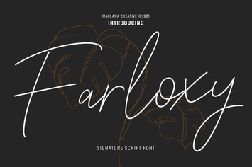 Farloxy Signature Script Font