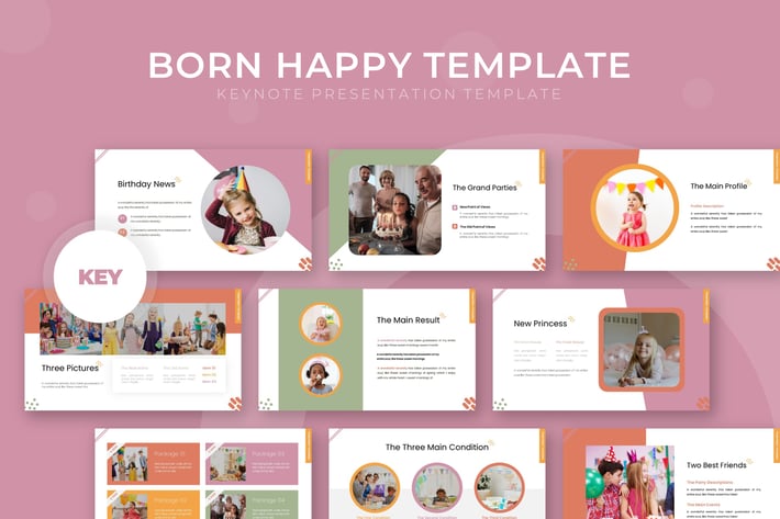 Born Happy - Keynote Template