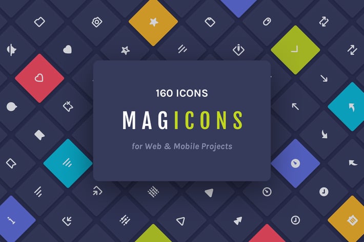 Magicons: 160 Icons for Web & Mobile