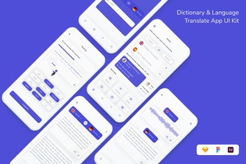 Dictionary & Language Translate App UI Kit