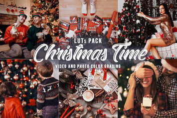 Christmas Time - 7 Xmas LUTs for Color Grading