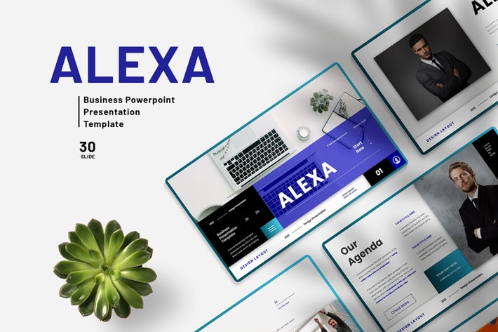 Alexa - Business Presentation PowerPoint Template