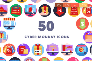 Cyber Monday Icons