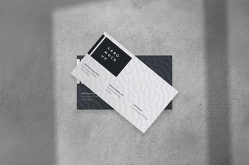 Elegant Business Card Mockup PSD Template