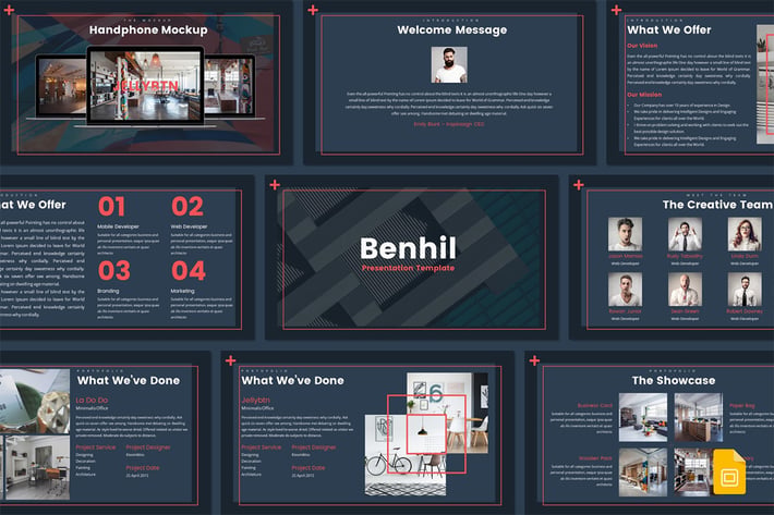 Benhil - Google Slides Template