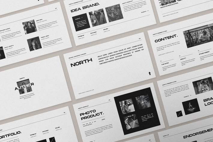 North Brand Fasihon Lookbook Keynote