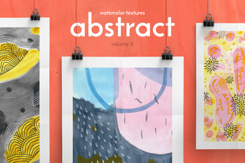 Abstract Watercolor Textures Vol. 2