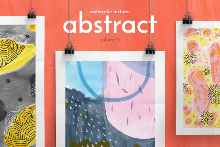 Abstract Watercolor Textures Vol. 2