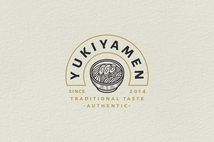 Vintage Badge Logo - Yukiyamen