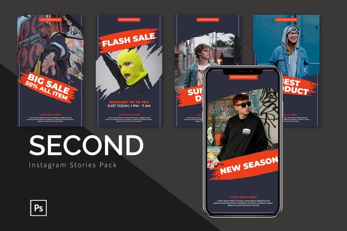 Second - Instagram Story Pack