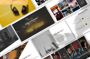 Stipendium - Music Keynote Template